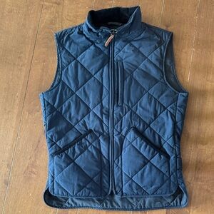 J. Crew Men's Navy Quilted Vest XS